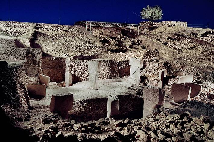 Sanliurfa Göbeklitepe Ruins ground zero point in time  UNESCO  World Heritage List  T Stellas  2019 Göbeklitepe Year 