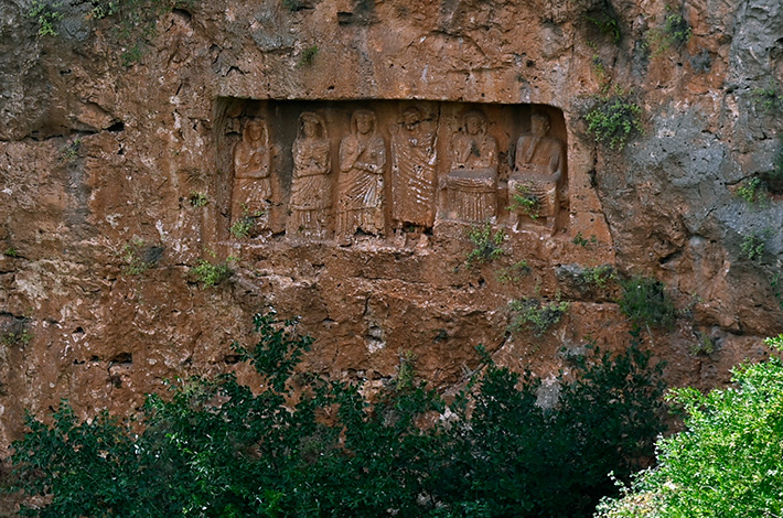 mersin kanlı divane örenyeri erdemli antik kent hellenistik dönem geç antik dönem duvar taş oyma 