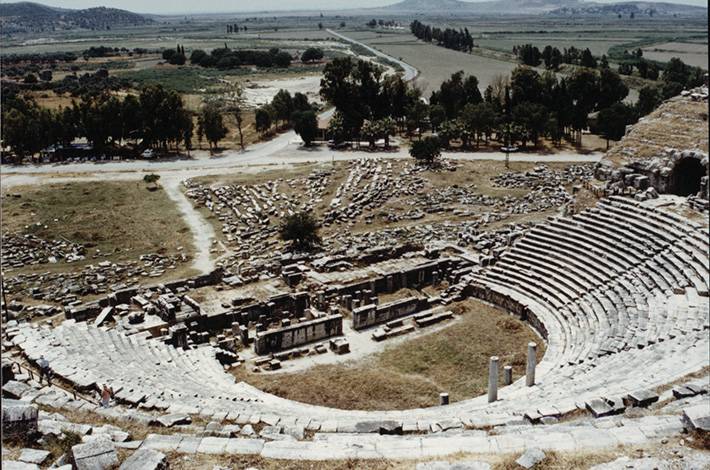 Aydın Millet Museum  Millet Archaeological Site   Miletus Ancient City   Archaic Period    Baths of Capito   Millet Theatre    Roman Period 