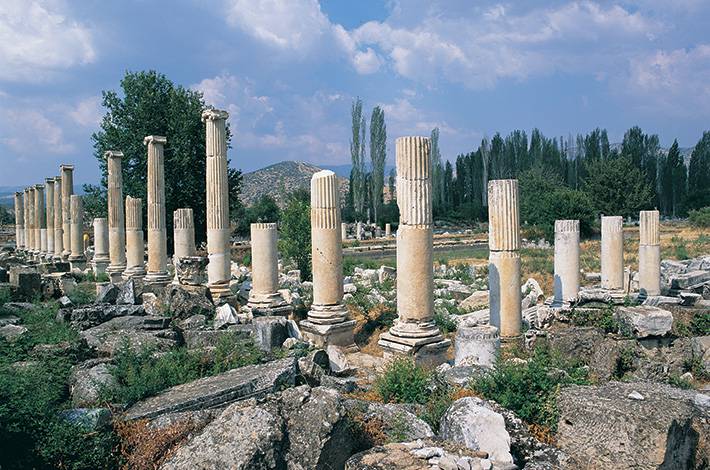 Aydın Aphrodisias Museum   Aphrodisias Archaeological Site   UNESCO World Heritage List  Aphrodisias Sculpture School   Ara Güler's Ancient City  Aphrodite Temple 