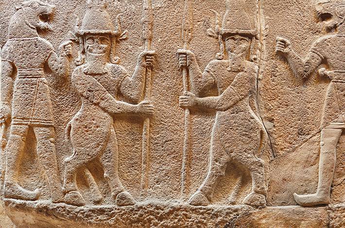 Ankara Museum of Anatolian Civilizations  Hittites   Gateaway of the Gods  Pan Polo Hattusas   Religious Belief  Relief Hattians  Mesopotamia